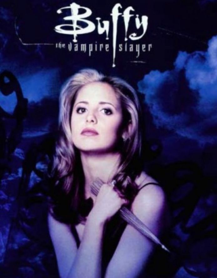 Hoofdrolspeelster Sarah Michelle Gellar in 'Buffy The Vampire Slayer'