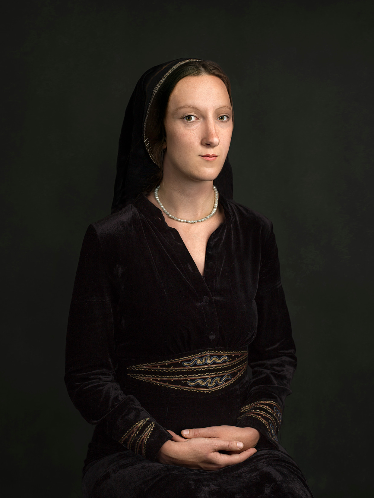 Anne Boleyn. Tweede en beroemdste vrouw van koning Henry VIII van Engeland. Moeder van koningin Elizabeth I. Onthoofd. Beeld Tessa Posthuma de Boer