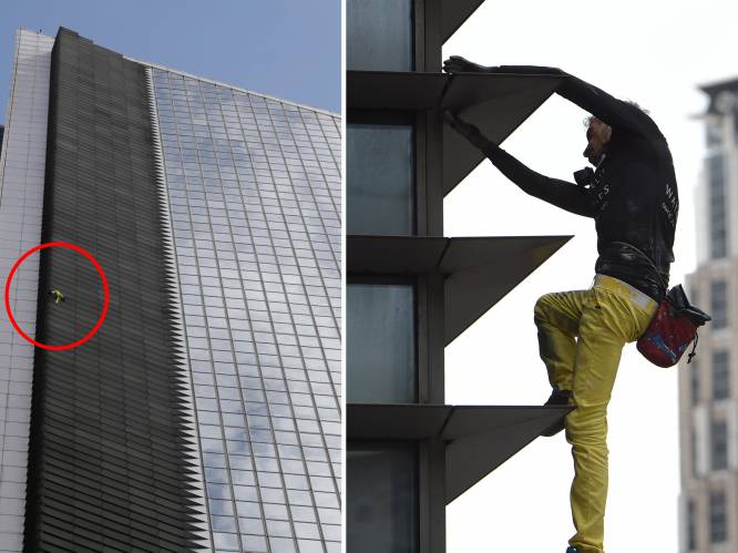 VIDEO. Franse ‘Spider-Man’ beklimt zonder zekering toren van 47 verdiepingen in Manilla