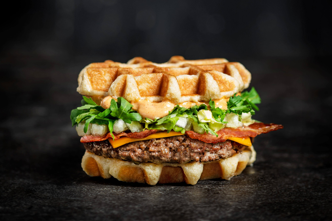 Quick lanceert wafelburger: Mash up tussen Belgische smaken Foto