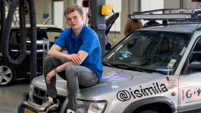 Jordy (19) uit Boxtel rijdt in een oldtimer naar Gambia: 
‘Ik raak niet snel in paniek’