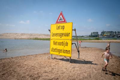 Ouders gewaarschuwd: zandberg in recreatieplas Heteren is bloedlink
