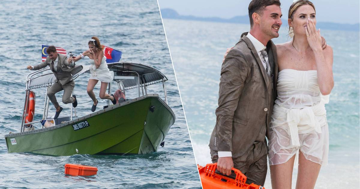 De eerste koppels springen in én uit hun huwelijksbootje in ‘Gestrand op Honeymoon Island’ TV