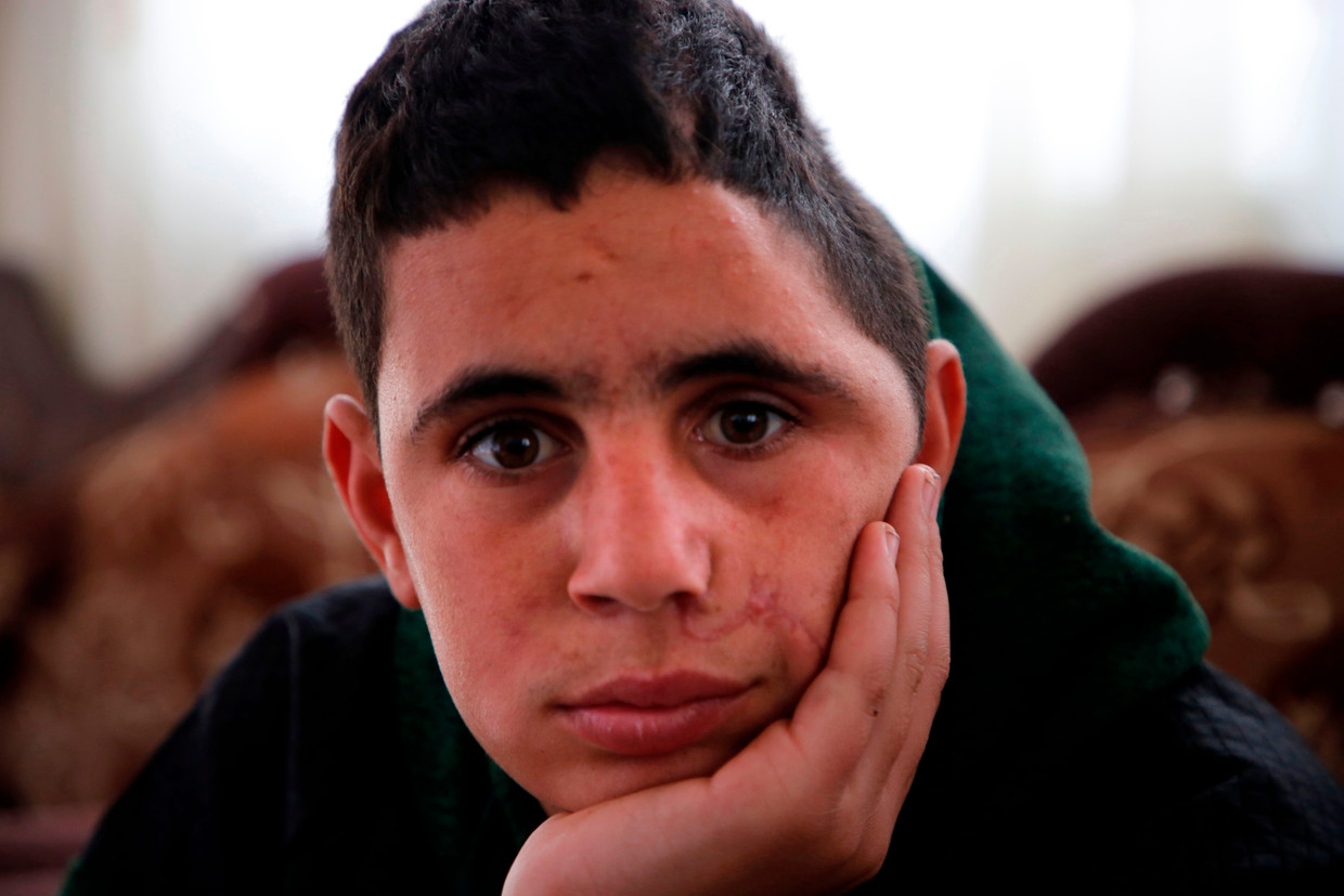 De 15-jarige Mohammed al-Tamimi. Beeld AFP