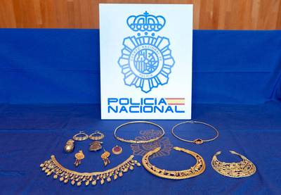Uit Oekraïens museum gestolen juwelen met waarde van zo'n 60 miljoen euro teruggevonden in Spanje
