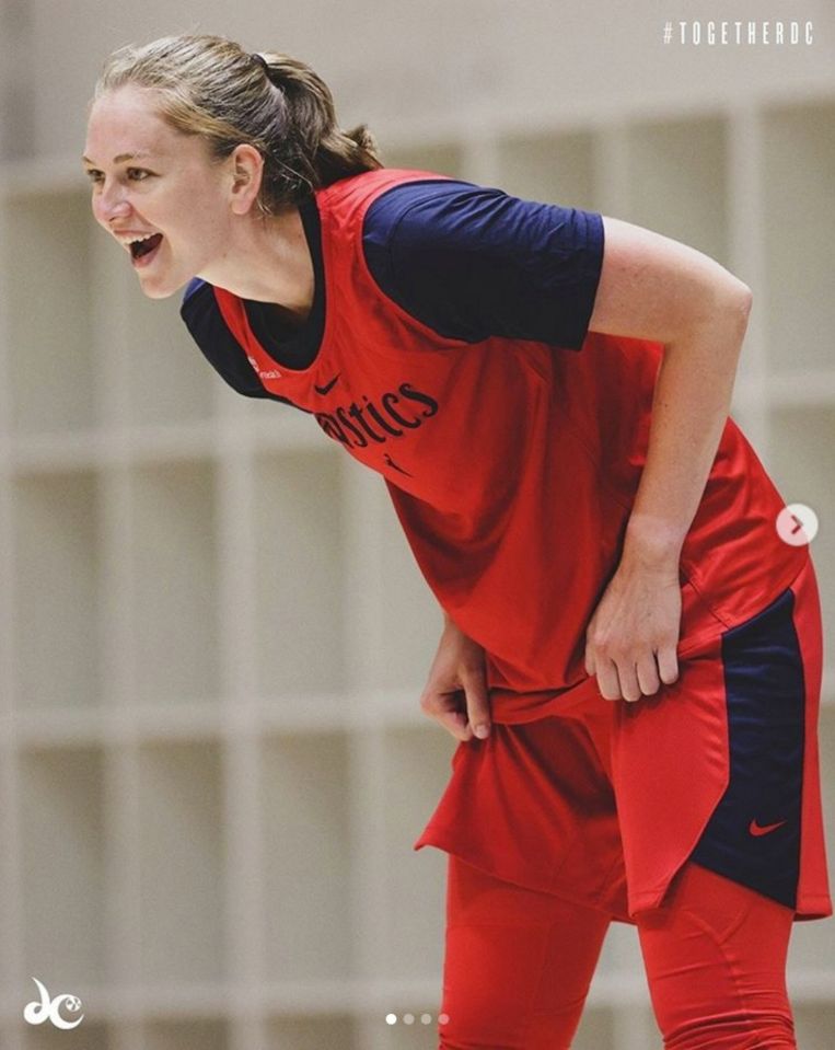 Mystics-speelster Emma Meesseman verblijft in de IMG Academy in Florida. Op 25 juli begint de competitie. Beeld rv