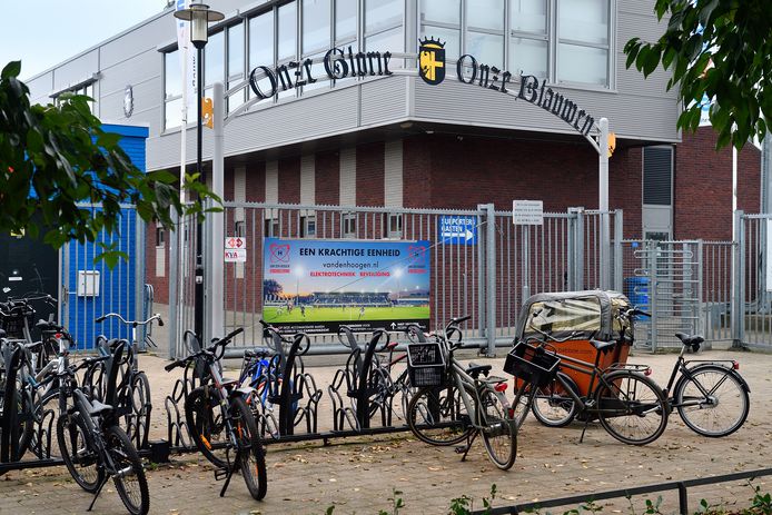 Entree van het stadion van SV Spakenburg