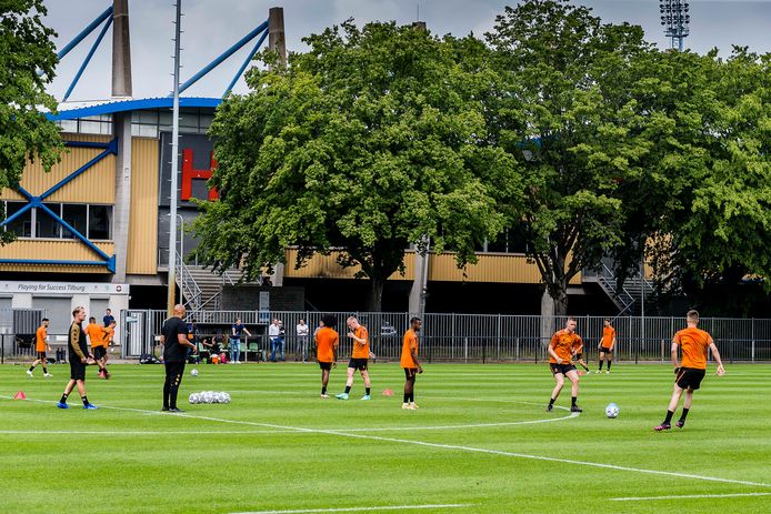 De eerste training van Willem II.