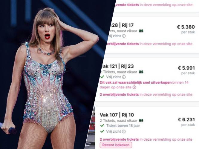 Gekkenhuis rond doorverkoop Taylor Swift in Amsterdam: bedragen tot 6000 euro, 'swifties' opgelicht