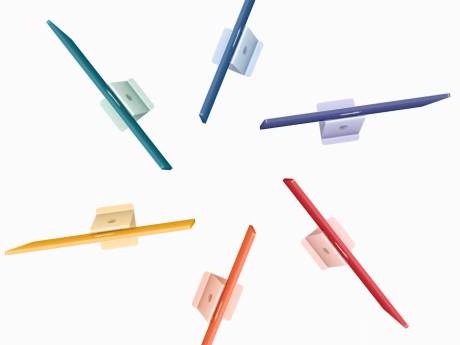 Apple onthult flinterdunne iMac in zeven verschillende kleuren