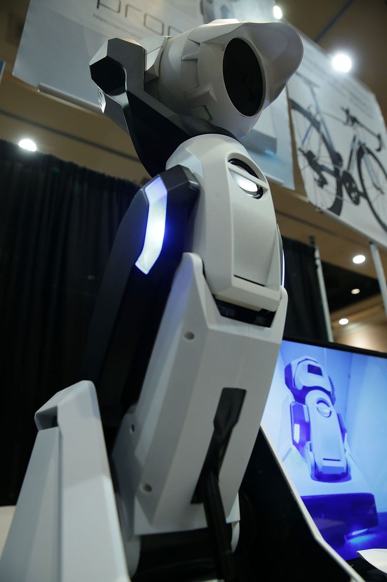 De Japanse projectierobot Tipron. Beeld afp