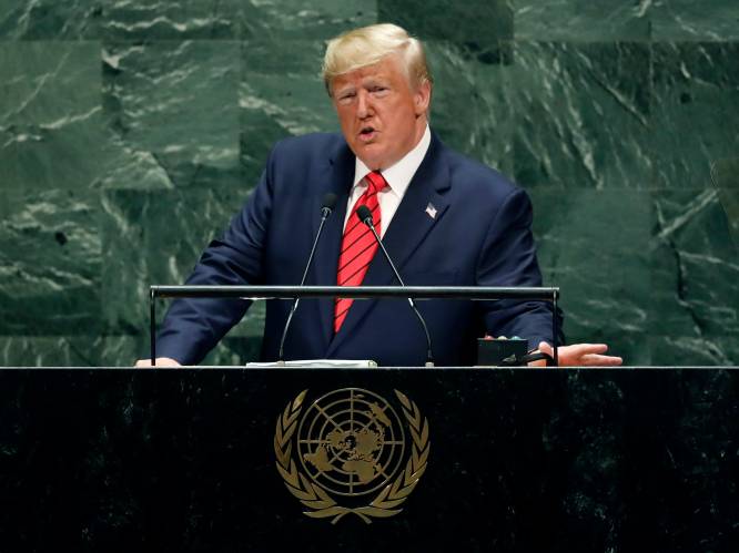 Trump voor VN: "Hopelijk hoeven we onze macht nooit te gebruiken"
