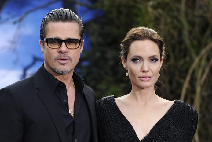 Brad Pitt et Angelina Jolie en 2014.