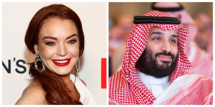 Bloeit er iets moois tussen Lindsay Lohan en Mohammad bin Salman?