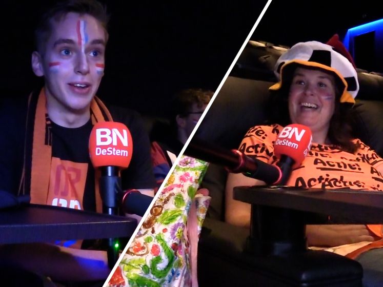 Deze supporters kijken Oranje toch op een groot scherm: ‘Hoe heet die andere spits?’