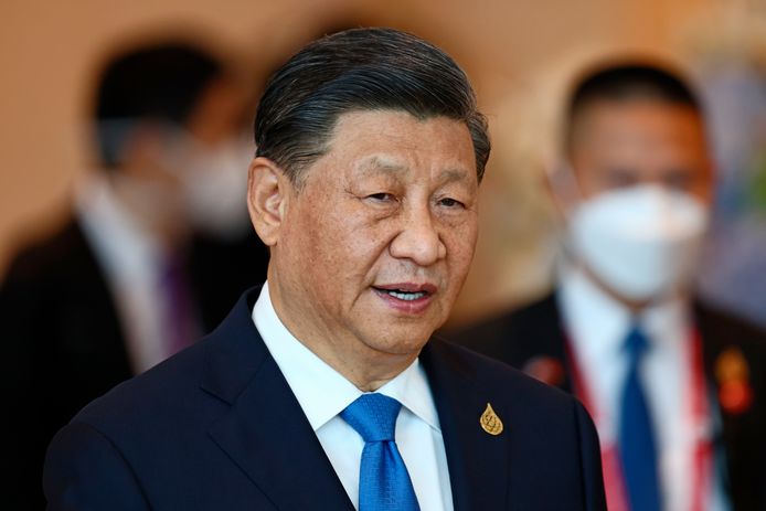 De Chinese president Xi Jinping vorig jaar november.