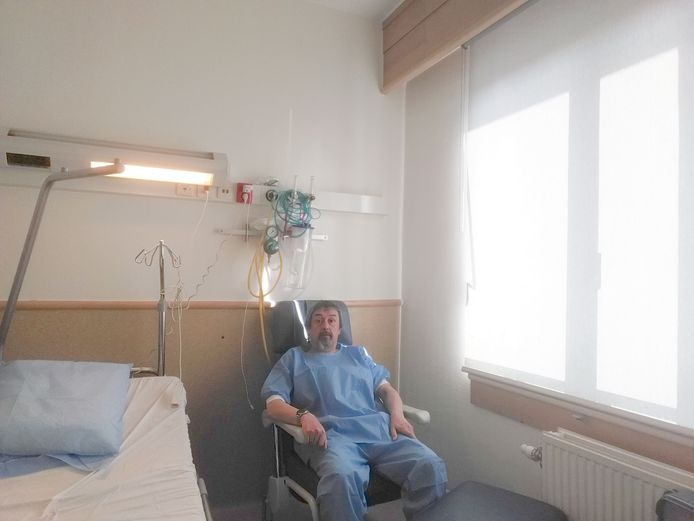 Philip Soubry (54) zit nog altijd in quarantaine in het Brusselse Sint-Pietersziekenhuis.