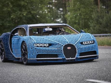 Gemaakt van Lego-steentjes: Bugatti op ware grootte die echt kan rijden