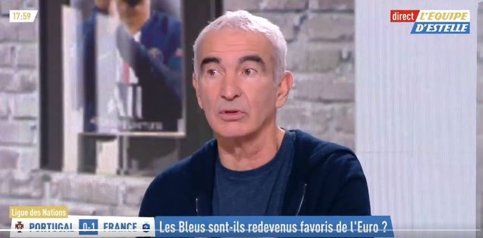 Estelle Denis Vire Raymond Domenech De Son Plateau Apres Un Commentaire Deplace Tele 7sur7 Be