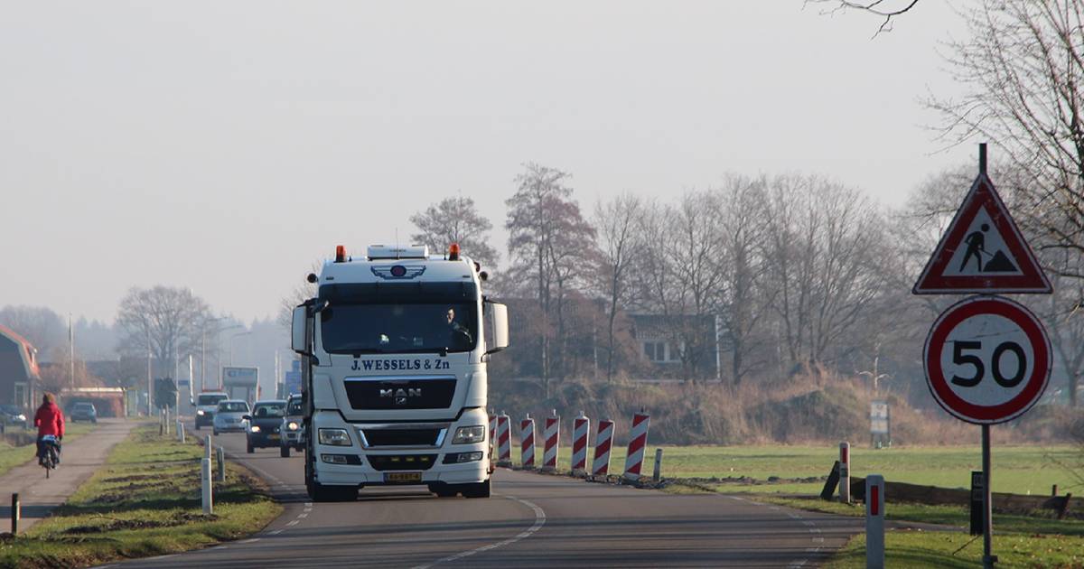 Vijf maanden ligt Rietmolen in een zwart gat, voor verbreding N315 en nieuwe rotonde