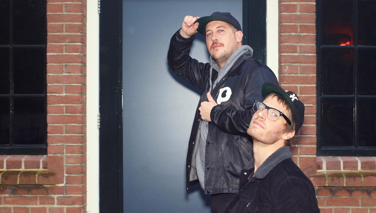 Eric Howk (voor) en Zach Carothers (achter). Beeld Daniel Cohen