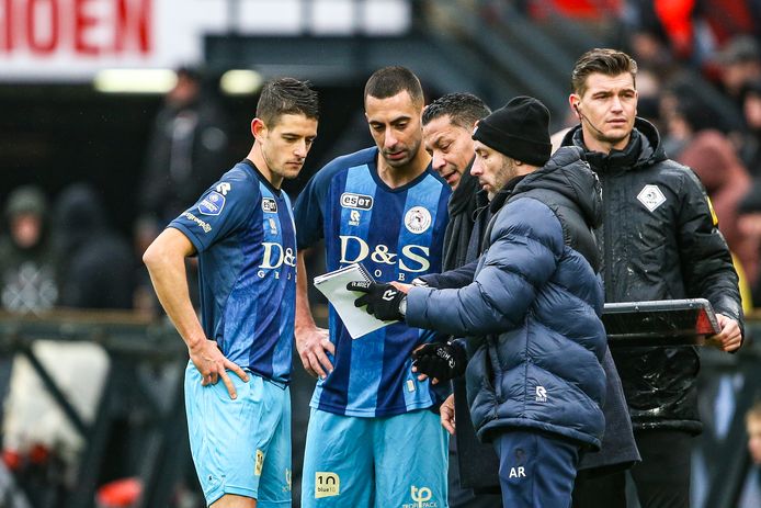 Adrian Dalmau, Adil Auassar, Henk Fraser en Aleksandar Rankovic.