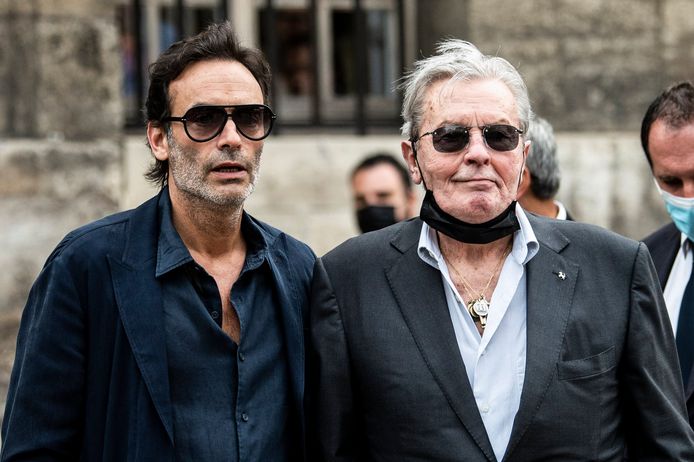 Anthony Delon et son père Alain Delon.