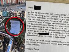Vrouw die op gestolen fiets van Esther rijdt neemt contact op: ‘Was zich helemaal wild geschrokken’