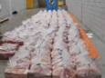 De 4150 kilo cocaïne die het HARC-team in beslag nam.