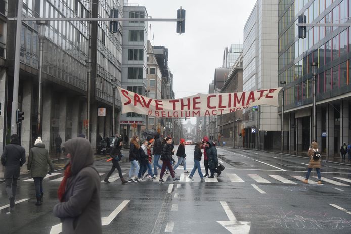 Klimaatmars in Brussel