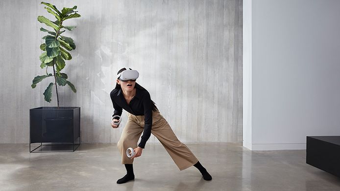 De Oculus Quest 2, een 'standalone' bril.