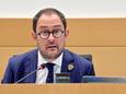 Federaal vicepremier en minister van Justitie Vincent Van Quickenborne (Open Vld)