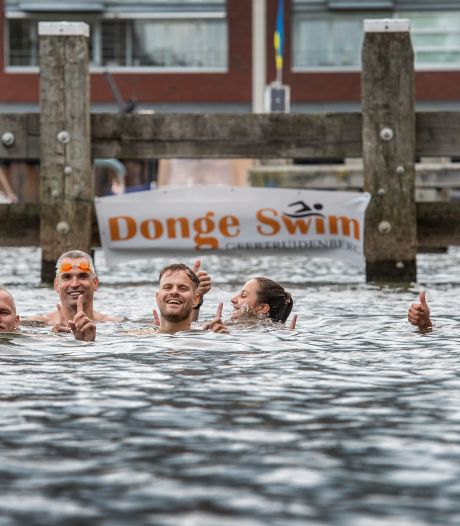 Zwemmen door de Donge voor het goede doel: ‘Misschien is het goed om Huntington een gezicht te geven’