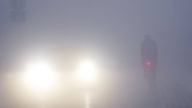 Kijk uit als je de weg op gaat: dichte mist in Gelderland