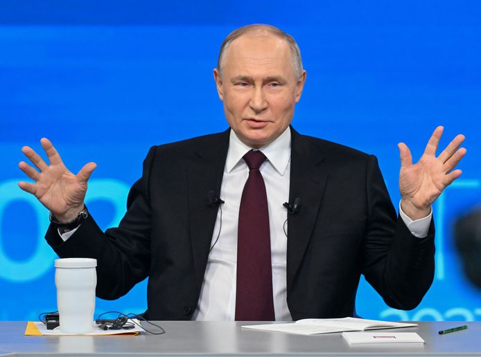 De Russische president Vladimir Poetin (71).