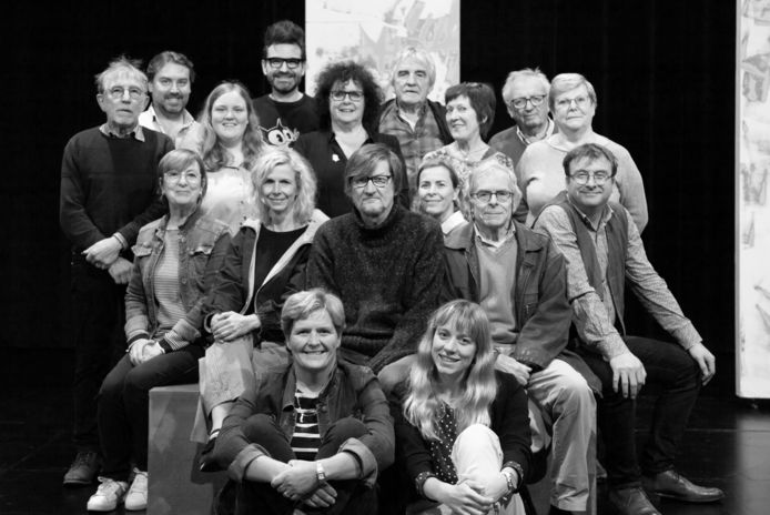 Het Zwevegems Theater was klaar om 'Op en af door het museum' te brengen de komende dagen.