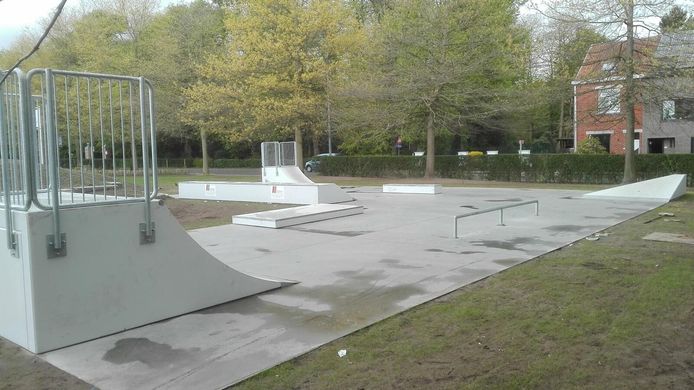 Spellekenspark in Sint-Amandsberg, waar de feiten plaatsvonden.