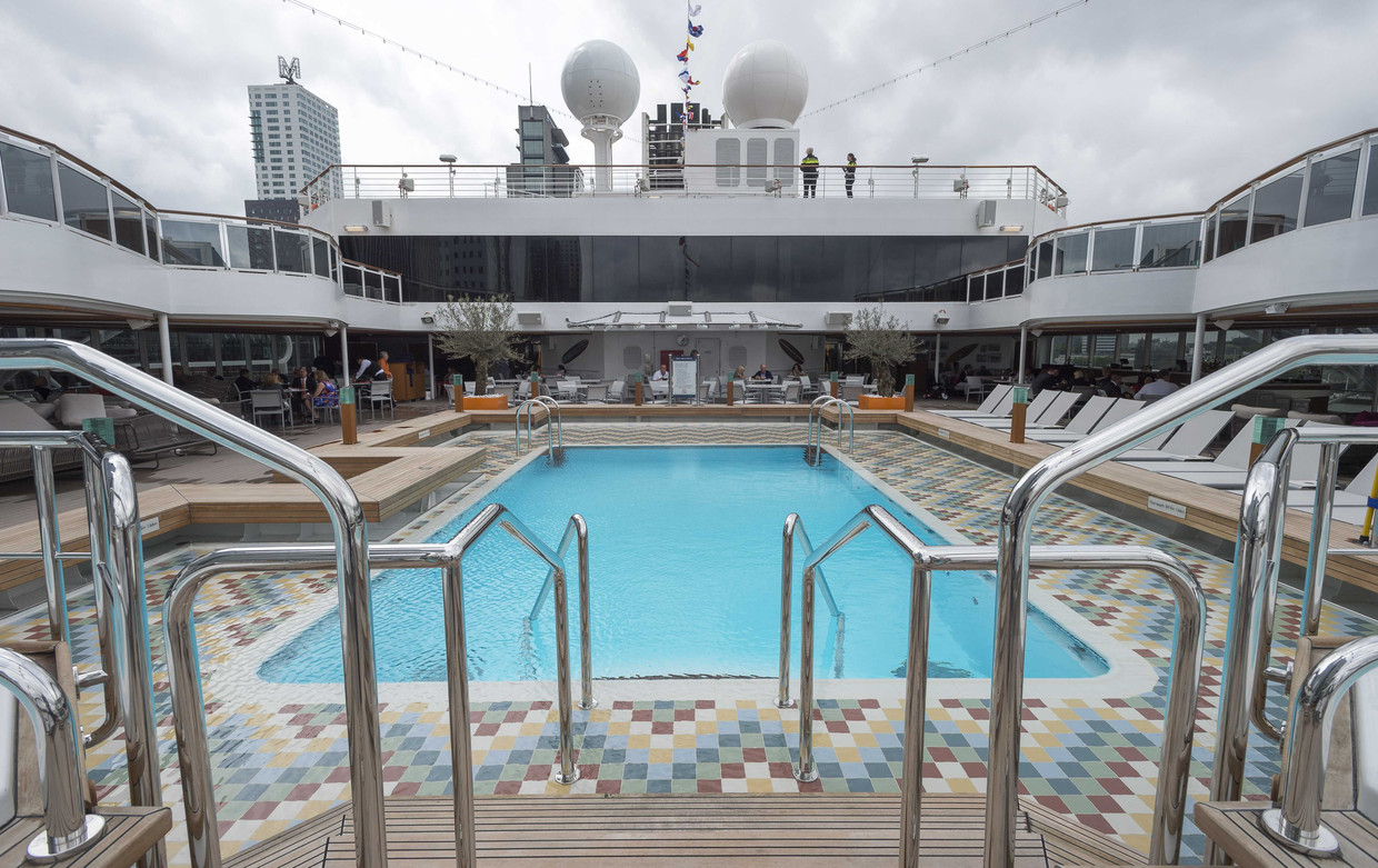 Interieur van het cruiseschip ms Koningsdam van Holland America Line. Beeld Lex van Lieshout/ANP