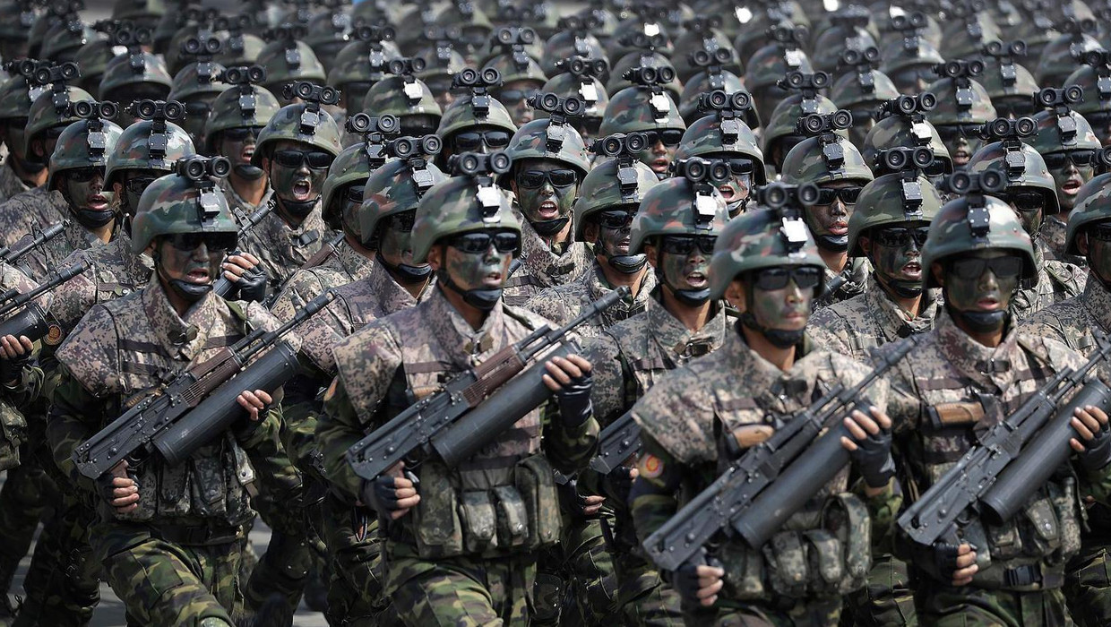 Noord-Koreaanse commando's. Beeld  