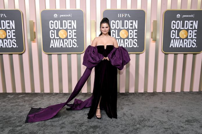 Selena Gomez at the Golden Globes.