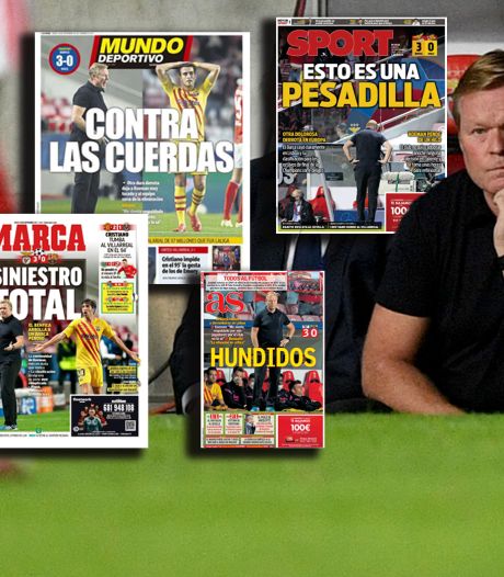 Spaanse media keihard in oordeel over Koeman en Barcelona: tegen de touwen, total loss en een nachtmerrie