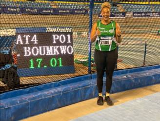 Jolien Boumkwo na verbetering Belgisch record kogelstoten: “Ben vooral mentaal veel sterker geworden”