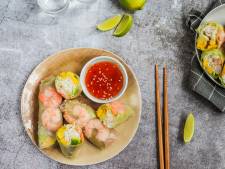 Wat Eten We Vandaag: Springrolls met garnalen en mango