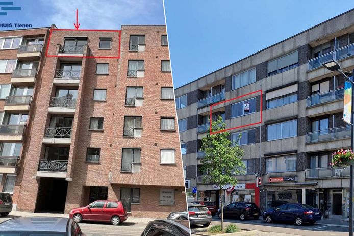 LINKS: Appartement met autostaanplaats te koop in centrum Tienen
RECHTS: Appartement met twee slaapkamers te koop in het centrum van Lummen