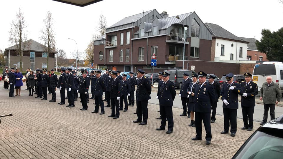 Rondgang Sint-Barbara en herdenking overledenen 2019 - Brandweerpost Londerzeel
