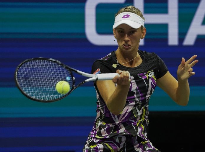 Elise Mertens op de US Open.