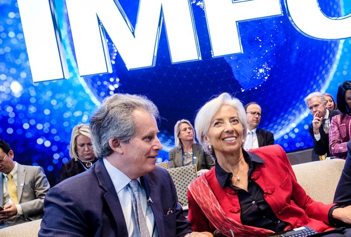 David Lipton en Christine Lagarde. Archieffoto.