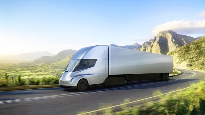 De elektrische truck van Tesla