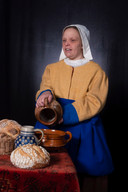 The Melkmeisje Beroemde Schilderij Prints Verduisterend Gordijn Johannes Vermeer Stijl Retro Gordijn Panelen voor Slaapkamer en Woonkamer 137 x 137 cm