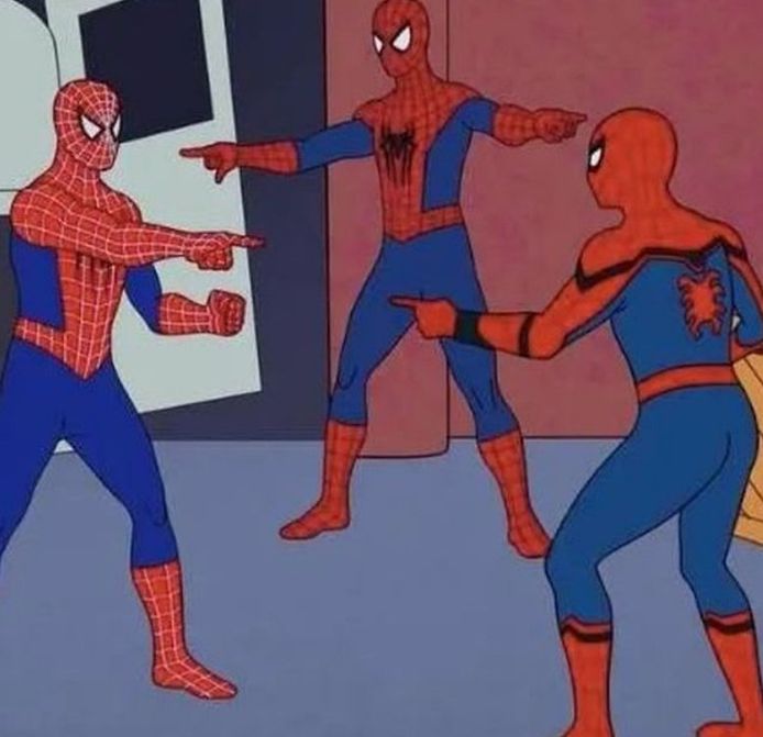De bekende Spiderman-meme.
